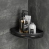 Corner shower basket